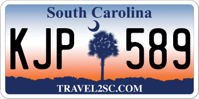 SC license plate KJP589