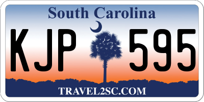SC license plate KJP595
