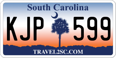 SC license plate KJP599