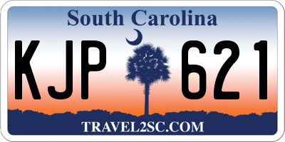 SC license plate KJP621