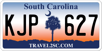 SC license plate KJP627
