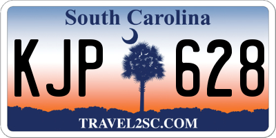 SC license plate KJP628