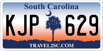 SC license plate KJP629