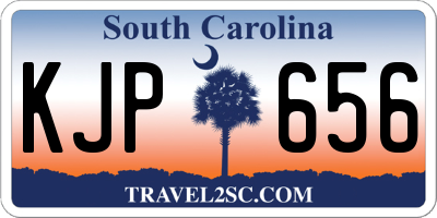 SC license plate KJP656