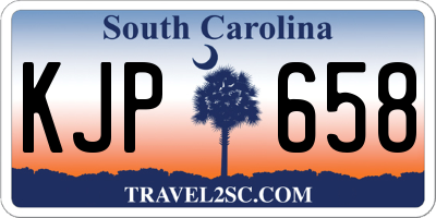 SC license plate KJP658