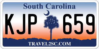 SC license plate KJP659