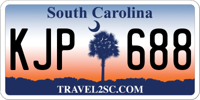 SC license plate KJP688