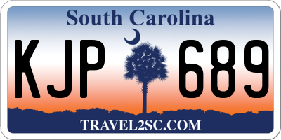 SC license plate KJP689