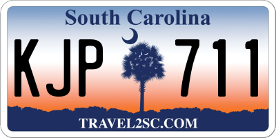 SC license plate KJP711