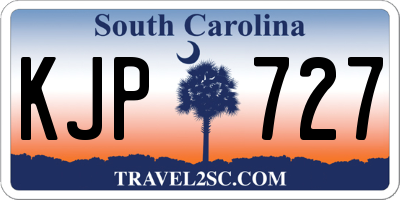 SC license plate KJP727