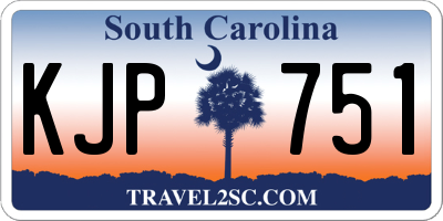 SC license plate KJP751