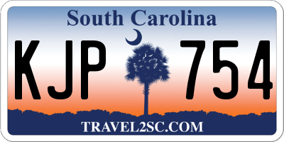 SC license plate KJP754