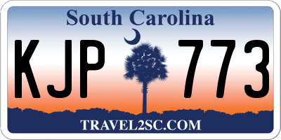 SC license plate KJP773