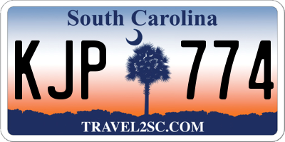 SC license plate KJP774
