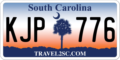SC license plate KJP776