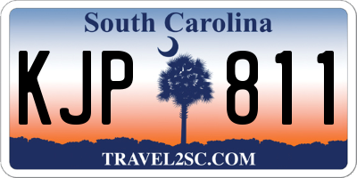 SC license plate KJP811