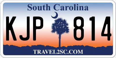 SC license plate KJP814