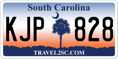 SC license plate KJP828