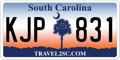 SC license plate KJP831