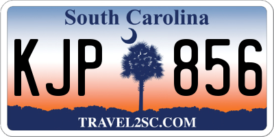 SC license plate KJP856