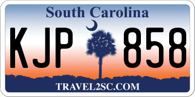 SC license plate KJP858
