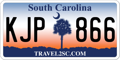 SC license plate KJP866