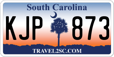 SC license plate KJP873