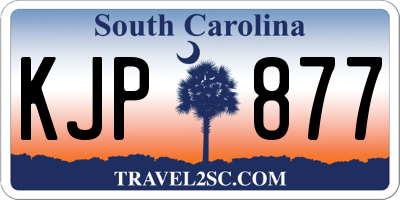 SC license plate KJP877