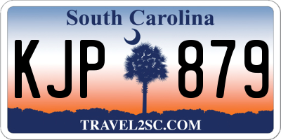 SC license plate KJP879