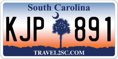 SC license plate KJP891