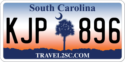 SC license plate KJP896