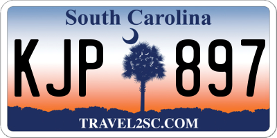 SC license plate KJP897