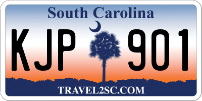 SC license plate KJP901