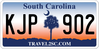 SC license plate KJP902