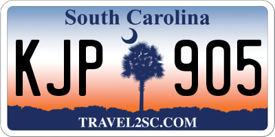 SC license plate KJP905