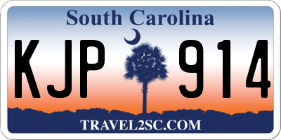 SC license plate KJP914
