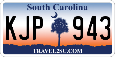 SC license plate KJP943