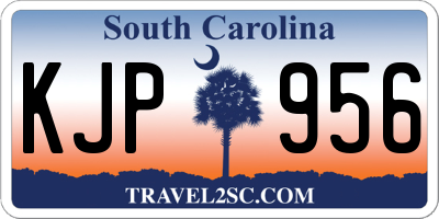 SC license plate KJP956