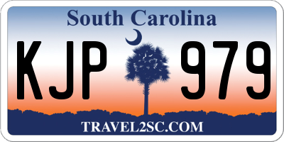 SC license plate KJP979