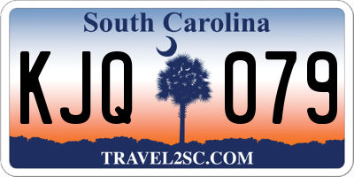 SC license plate KJQ079