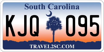 SC license plate KJQ095