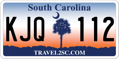 SC license plate KJQ112