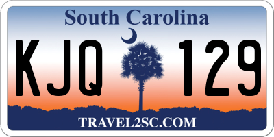 SC license plate KJQ129