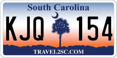 SC license plate KJQ154
