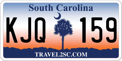 SC license plate KJQ159