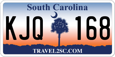 SC license plate KJQ168