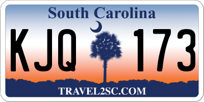 SC license plate KJQ173