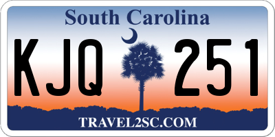 SC license plate KJQ251