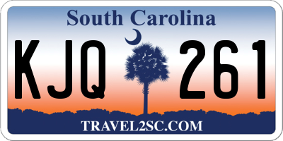 SC license plate KJQ261