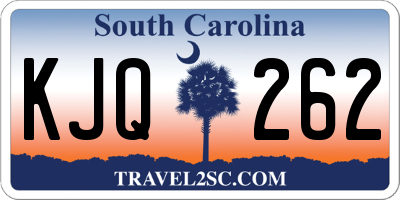 SC license plate KJQ262